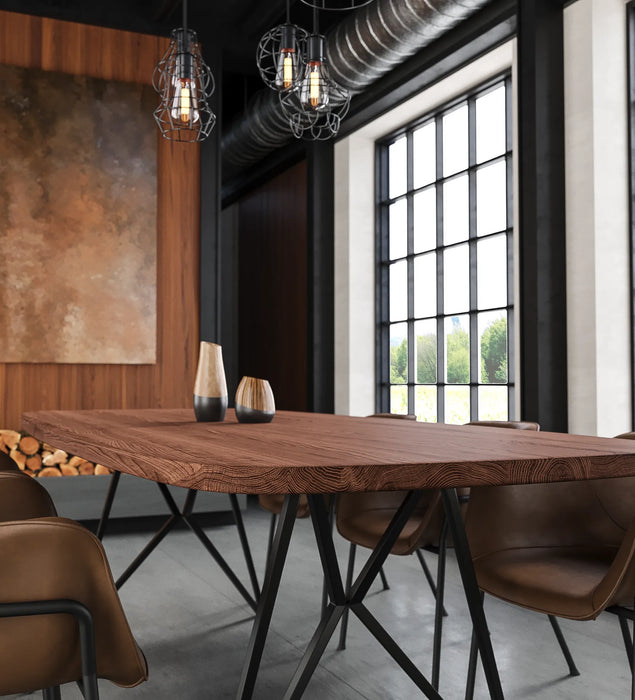 Eiken Tafel Deens Ovaal Chocolate