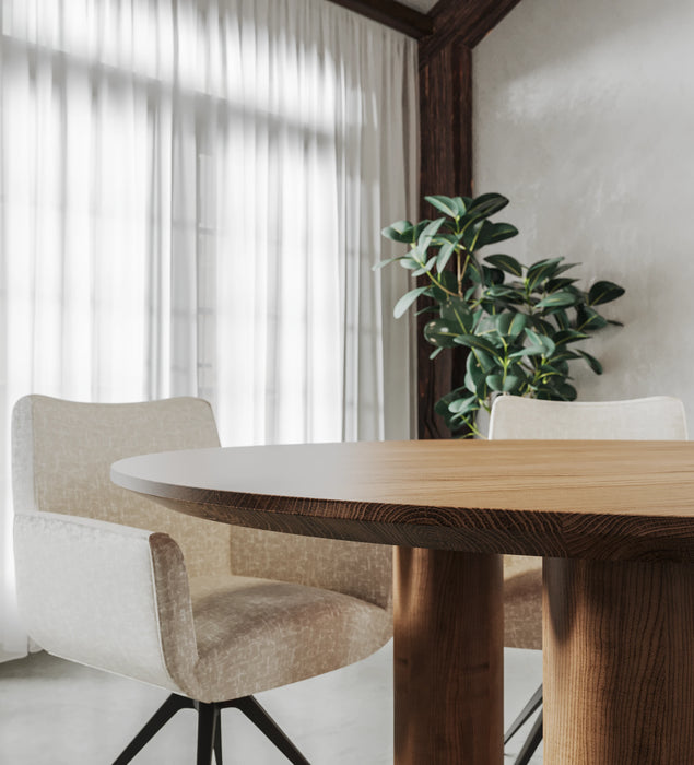 Eiken Tafel Rond Cortado