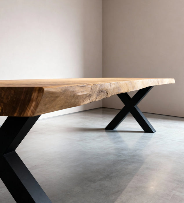 Boomstam eettafel Tali 390 x 110 cm, foto 2