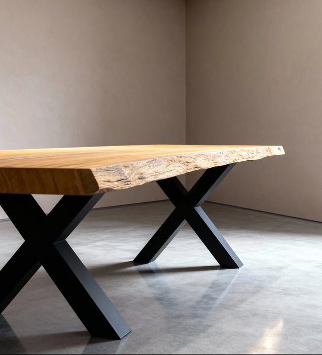 Boomstam eettafel Bilinga 330 x 110 cm, foto 2