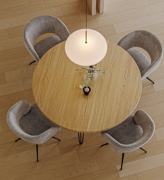 Eiken Tafel Rond Pure
