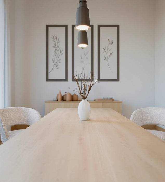 Eiken Tafel Rechthoek White 5%