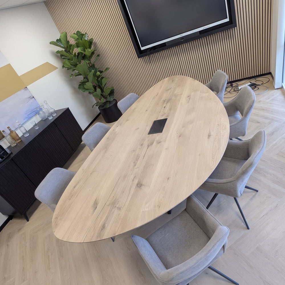 Eettafel bij een klant thuis