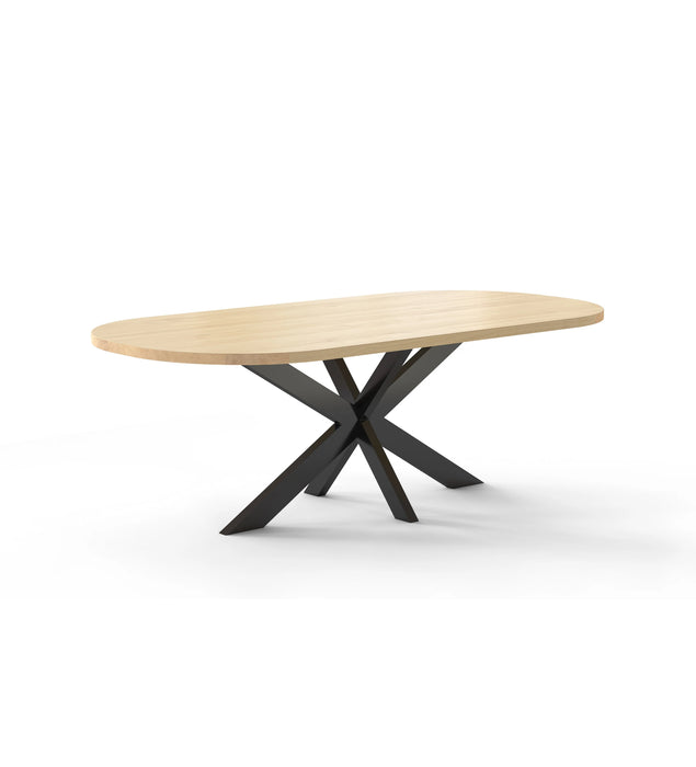 Eiken Tafel Halfrond Natural