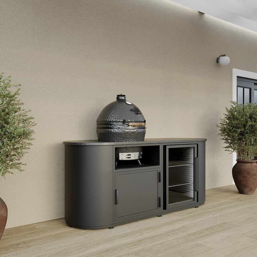 Buitenkeuken Flow 2 met werkblad Star Galaxy, uitvoering Black