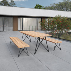 Picknicktafel van Douglas hout