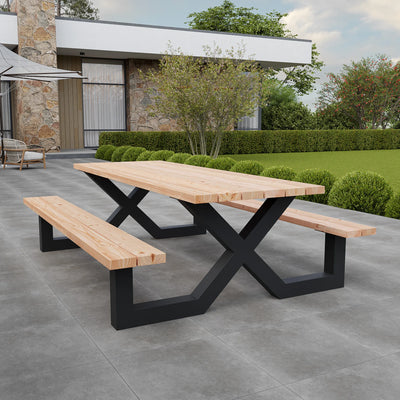 Picknickset Xavi van Douglas hout