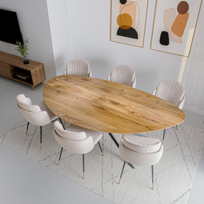 Eettafel Kiezelvorm