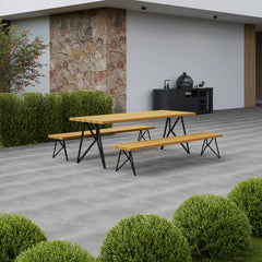 Picknicktafel van Iroko hout