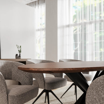 Eiken Tafel Ovaal Cortado