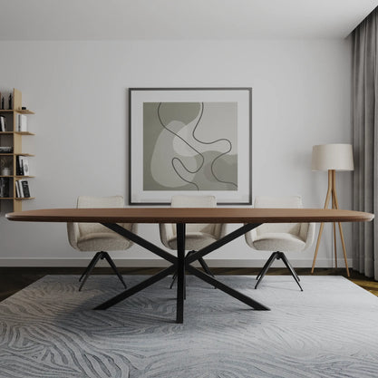 Eiken Tafel Deens Ovaal Cortado
