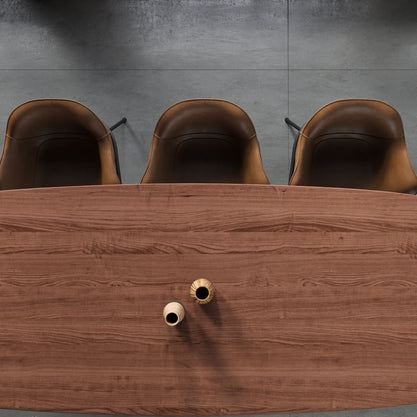 Eiken Tafel Deens Ovaal Chocolate