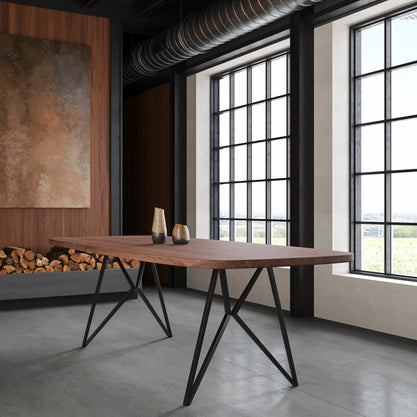 Eiken Tafel Deens Ovaal Chocolate