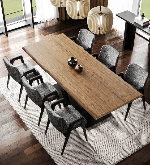 Eiken Tafel Rechthoek Shell Grey
