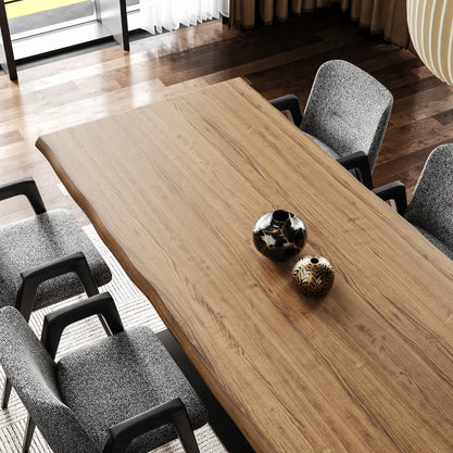 Eiken Tafel Rechthoek Shell Grey