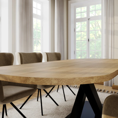 Eiken Tafel Luna Natural