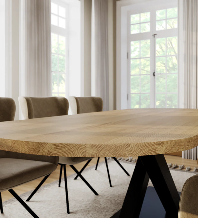 Eiken Tafel Luna Natural