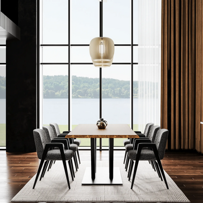 Eiken Tafel Rechthoek Shell Grey