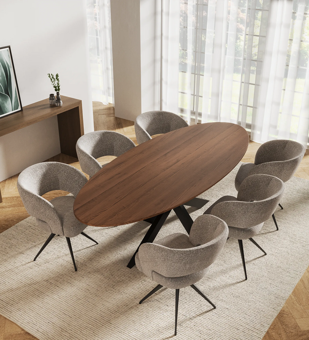 Eiken Tafel Ovaal Cortado