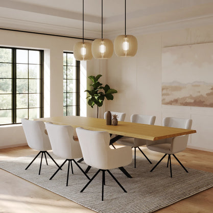 Eiken Tafel Verlengbaar Deens Ovaal Pure