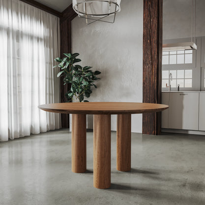 Eiken Tafel Rond Cortado