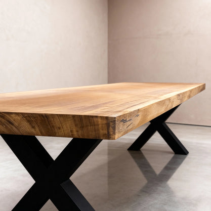 Boomstam Eettafel Iroko | 300 x 90