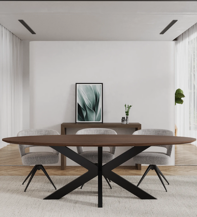 Eiken Tafel Ovaal Cortado