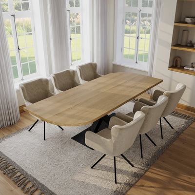 Eiken Tafel Luna Natural