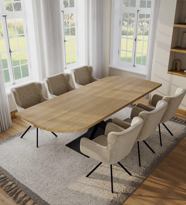 Eiken Tafel Luna Natural