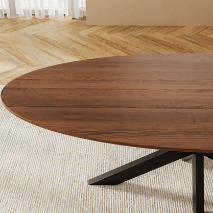 Eiken Tafel Ovaal Cortado