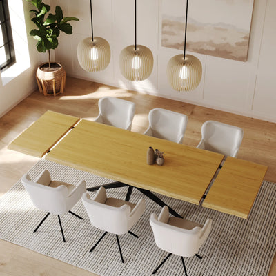Eiken Tafel Verlengbaar Deens Ovaal Pure