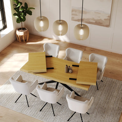 Eiken Tafel Verlengbaar Deens Ovaal Pure