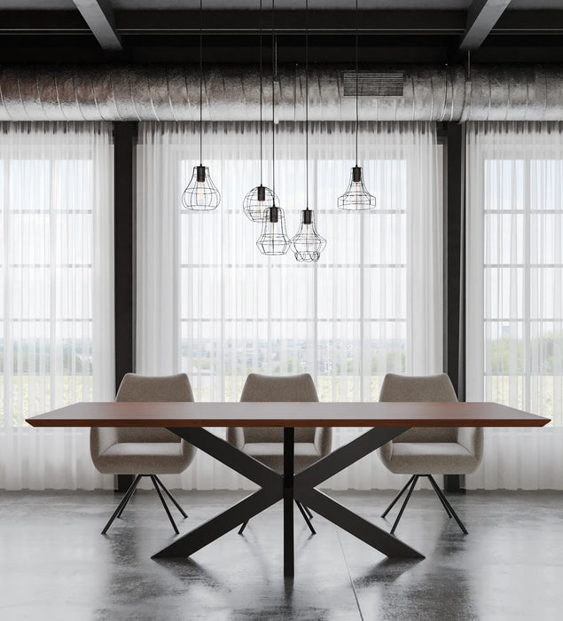 Eiken Tafel Rechthoek Chocolate