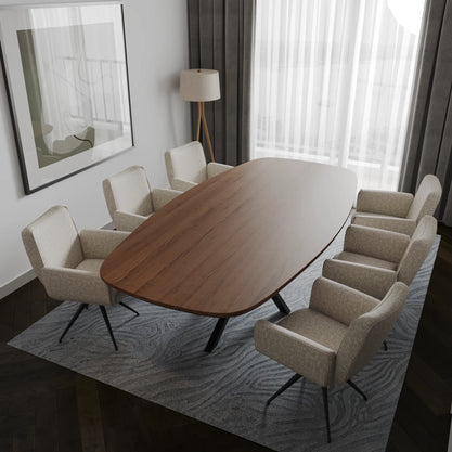 Eiken Tafel Deens Ovaal Cortado
