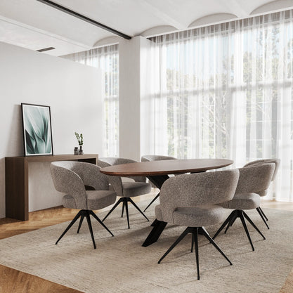 Eiken Tafel Ovaal Cortado