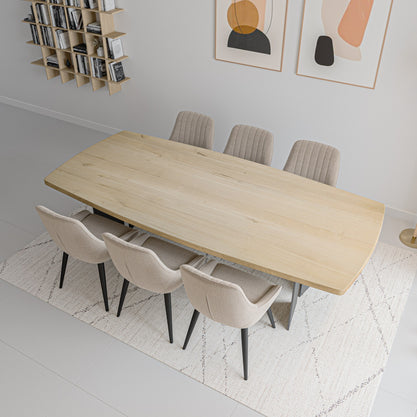 Eettafel Bootsvorm