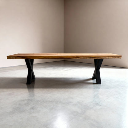 Boomstam Eettafel Iroko | 270 x 85