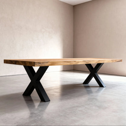 Boomstam Eettafel Iroko | 300 x 90