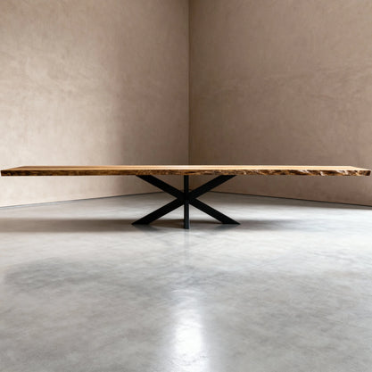 Boomstam Eettafel Iroko | 415 x 80