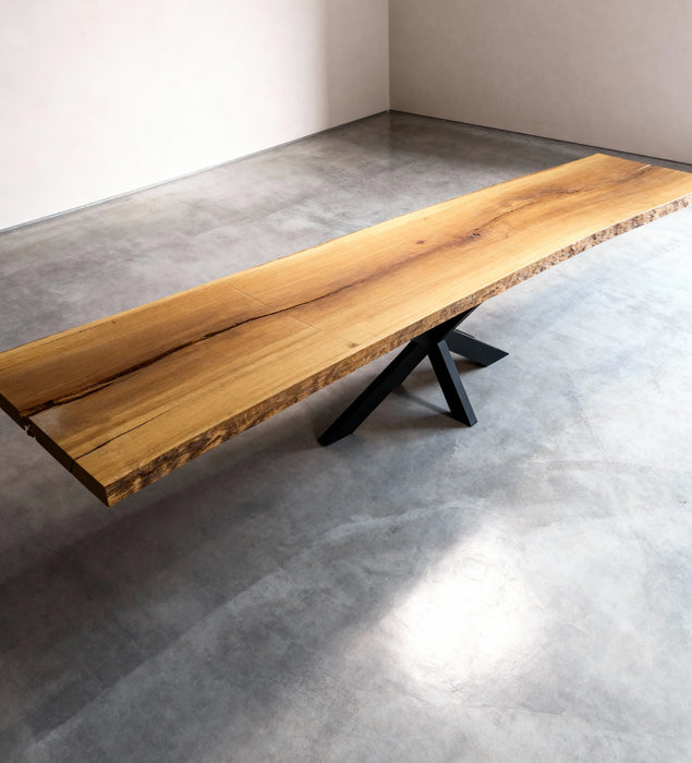 Boomstam Eettafel Iroko | 415 x 80