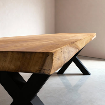 Boomstam Eettafel Iroko | 270 x 85