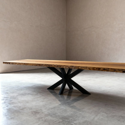 Boomstam Eettafel Iroko | 415 x 80
