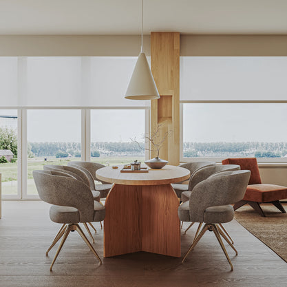 Eiken Tafel Ovaal Pure