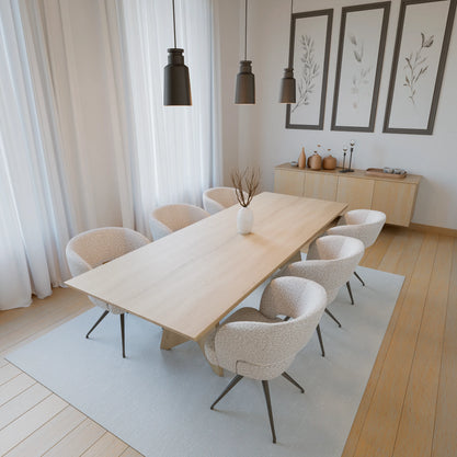 Eiken Tafel Rechthoek White 5%