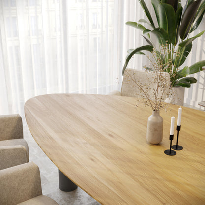 Eettafel Kiezelvorm