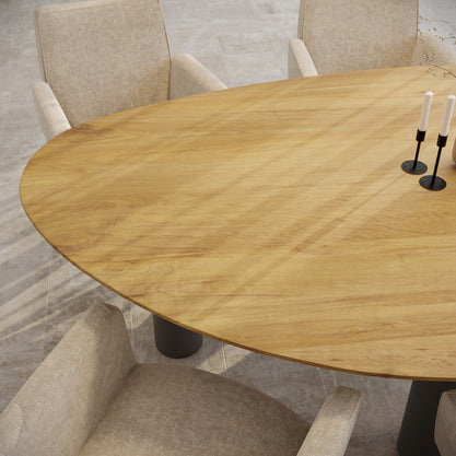 Eettafel Kiezelvorm