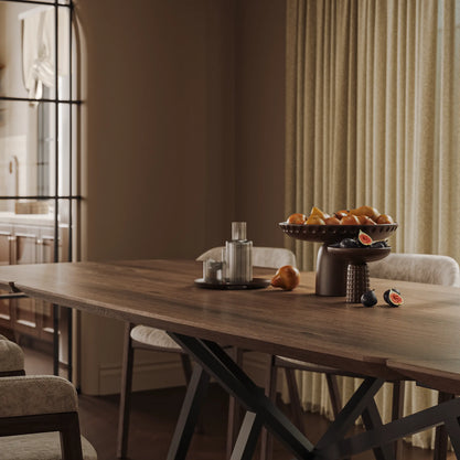 Eiken Tafel Verlengbaar Deens Ovaal Shell Grey