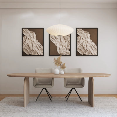 Eiken Tafel Ovaal White 5%