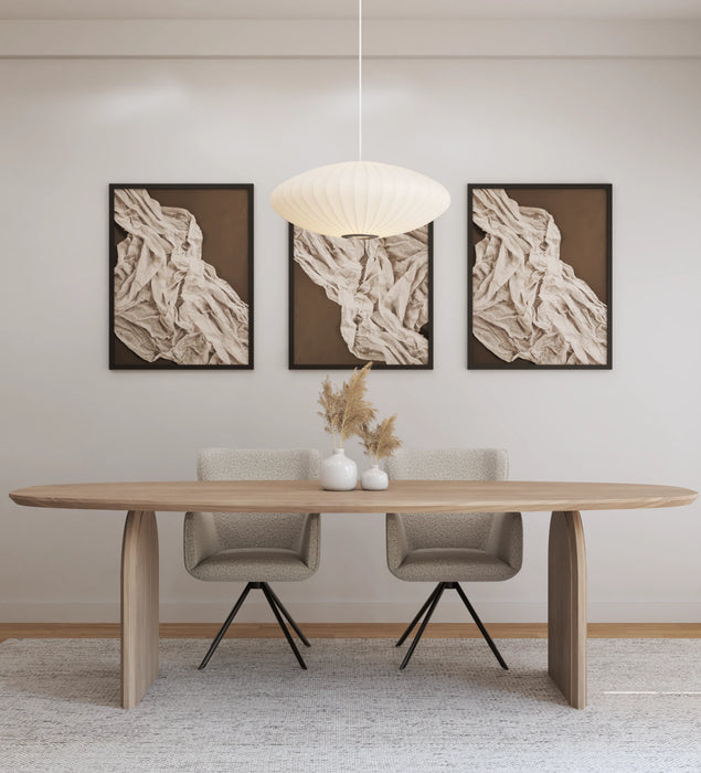 Eiken Tafel Ovaal White 5%