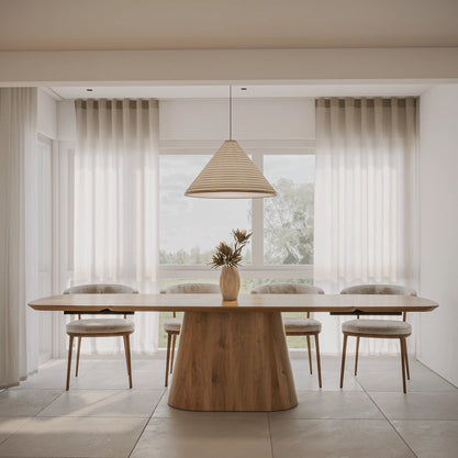 Eiken Tafel Verlengbaar Deens Ovaal Pure